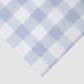 Papier de soie à carreaux bleu clair (Détail)
