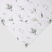 Papier de soie à feuillage vert (Détail)