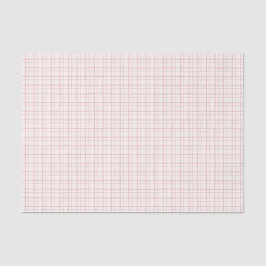 Papier de soie à grille chancelante pastel esthéti (Recto)