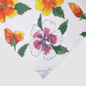 Papier de soie à l'Hibiscus Tropical (Détail)