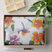 Papier de soie à l'Hibiscus Tropical (Cadeau)
