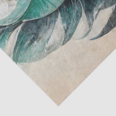 Papier de soie à logo de marque fait main et écolo (Détail)