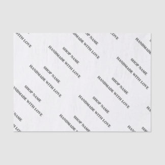 Papier de soie à logo personnalisé répétitif minim