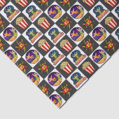 Papier de soie à luttes (Détail)