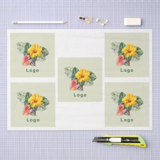 Papier de soie à modèle de grand logo (Artisanat)