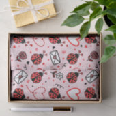 Papier de soie à motif de coccinelle mignonne (Cadeau)