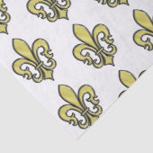 Papier de soie à motif élégant de fleur de lis (Détail)