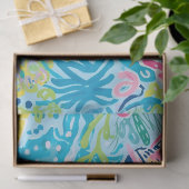 Papier de soie à motif graphique élégant (Cadeau)