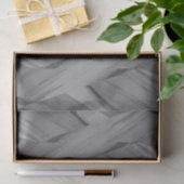 Papier de soie à motif marbré gris complexe (Cadeau)