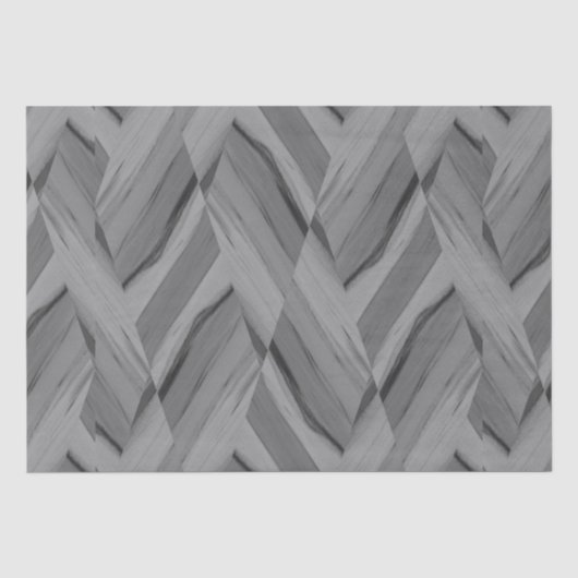 Papier de soie à motif marbré gris complexe (Recto)