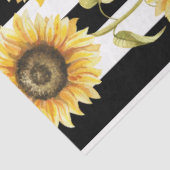 Papier de soie à rayures noires et blanches Tourne (Détail)