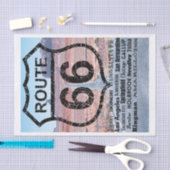 Papier de soie américain Route 66 (Artisanat)