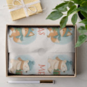 Papier de soie animaux Noël cosy (Cadeau)