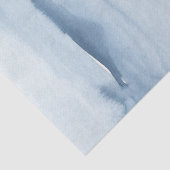Papier de soie aquarelle bleu poussiéreux pour emb (Détail)
