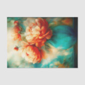 Papier de soie aquarelle Paeony (Recto)