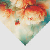 Papier de soie aquarelle Paeony (Détail)