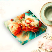 Papier de soie aquarelle Paeony