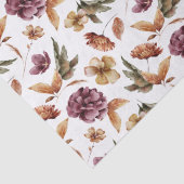 Papier de soie automnal floral (Détail)