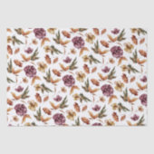 Papier de soie automnal floral (Recto)