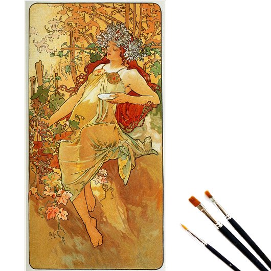 Papier de soie Automne d'Alphonse Mucha