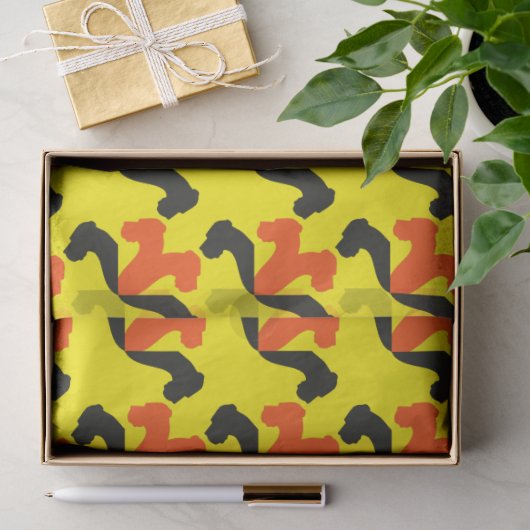 Papier de soie avec des Grands Danois (Cadeau)