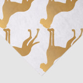 Papier de soie avec grands danois (Détail)