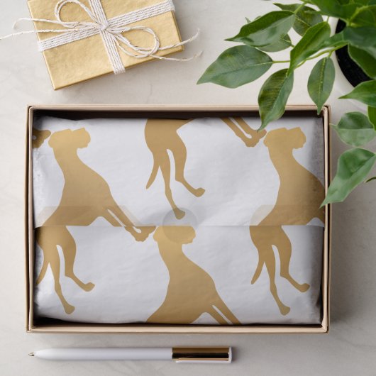 Papier de soie avec grands danois (Cadeau)