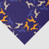 Papier de soie avec grands danois (Détail)