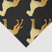 Papier de soie avec grands danois (Détail)