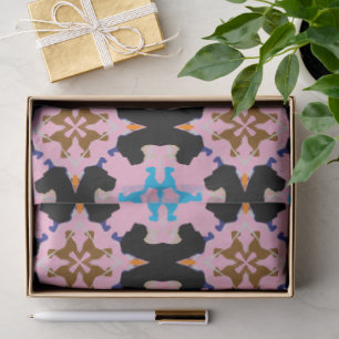 Papier de soie avec grands danois