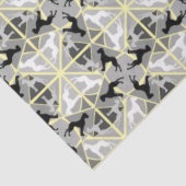 Papier de soie avec grands danois (Détail)