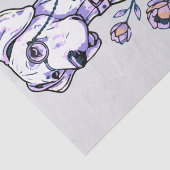 Papier de soie avec grands danois (Détail)