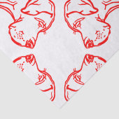 Papier de soie avec grands danois (Détail)