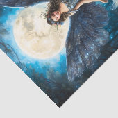 Papier de soie bleu céruléen de fée (Détail)