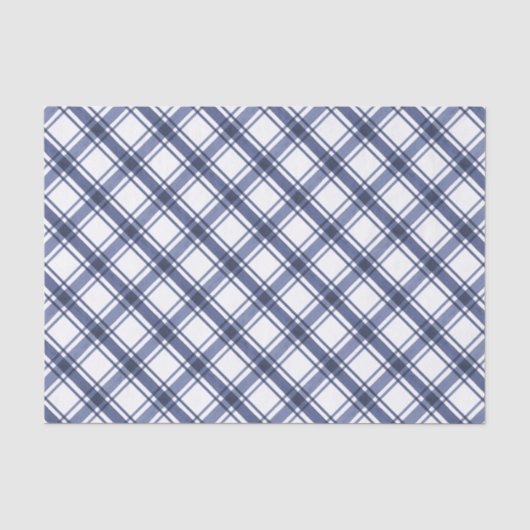 Papier de soie bleu et blanc (Recto)