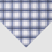 Papier de soie bleu et blanc (Détail)