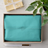Papier de soie bleu mer uni (Cadeau)