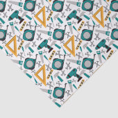 Papier de soie bleu pour bricoleur (Détail)