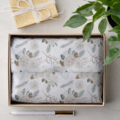 Papier de soie botanique floral  (Cadeau)