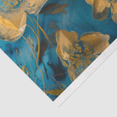 Papier de soie botanique Golden Bloom (Détail)