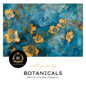 Papier de soie botanique Golden Bloom