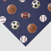 Papier de soie cadeau à thème sportif (Détail)