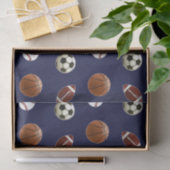 Papier de soie cadeau à thème sportif (Cadeau)