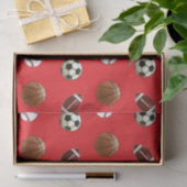 Papier de soie cadeau à thème sportif (Cadeau)