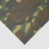 Papier de soie camouflage forêt (Détail)