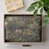 Papier de soie cerf blanc bois enchanté (Cadeau)