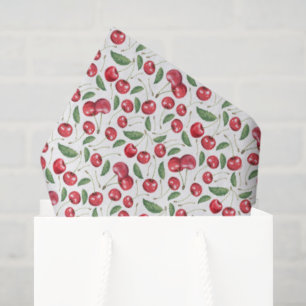 Papier de soie Cerises