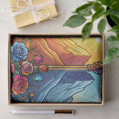 papier de soie chat arc-en-ciel (Cadeau)