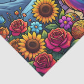 papier de soie chat arc-en-ciel (Détail)