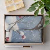 Papier de soie Chat d'Hiver (Cadeau)